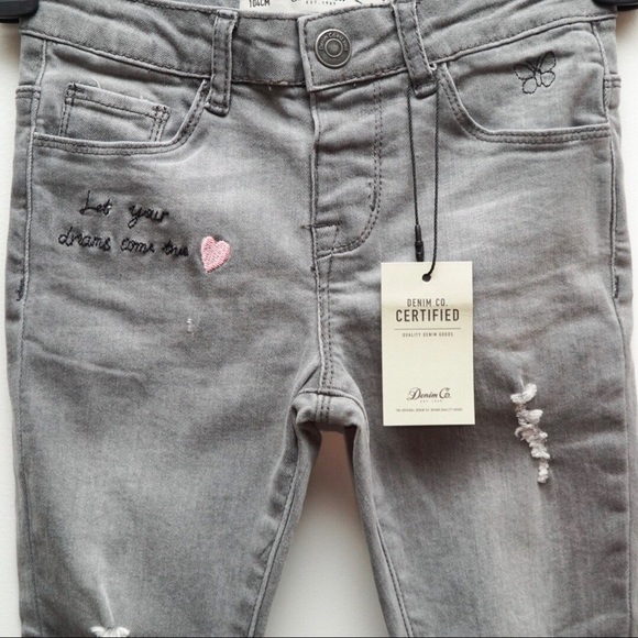 Kids size 3-4 years Primark Denim Co skinny jeans - Picture 4 of 5